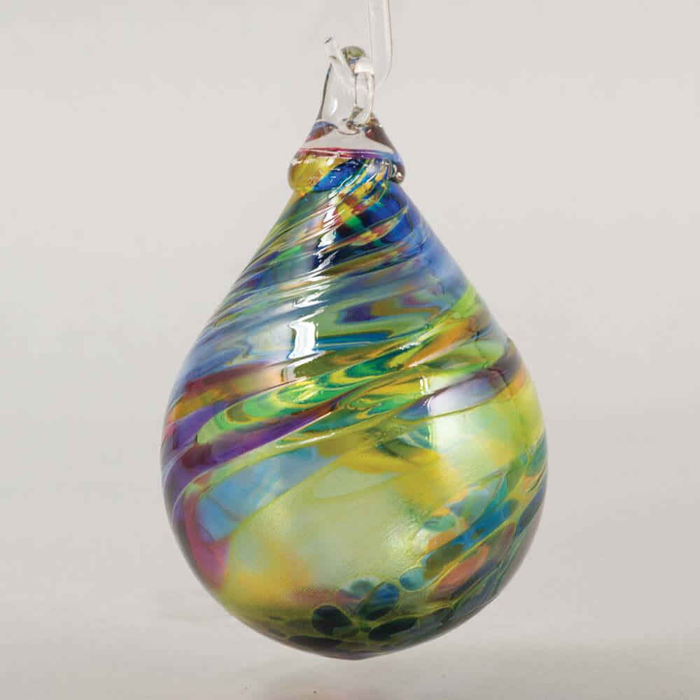 chameleon classic raindrop ornament