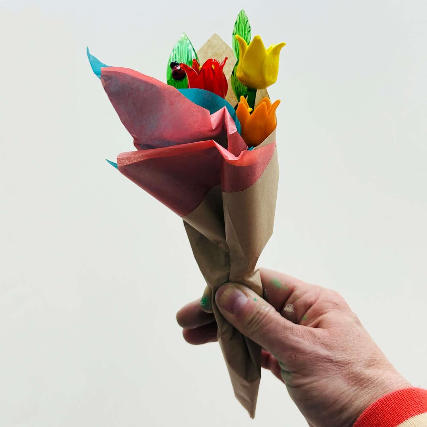 Spring Tulips Bouquet + Kit