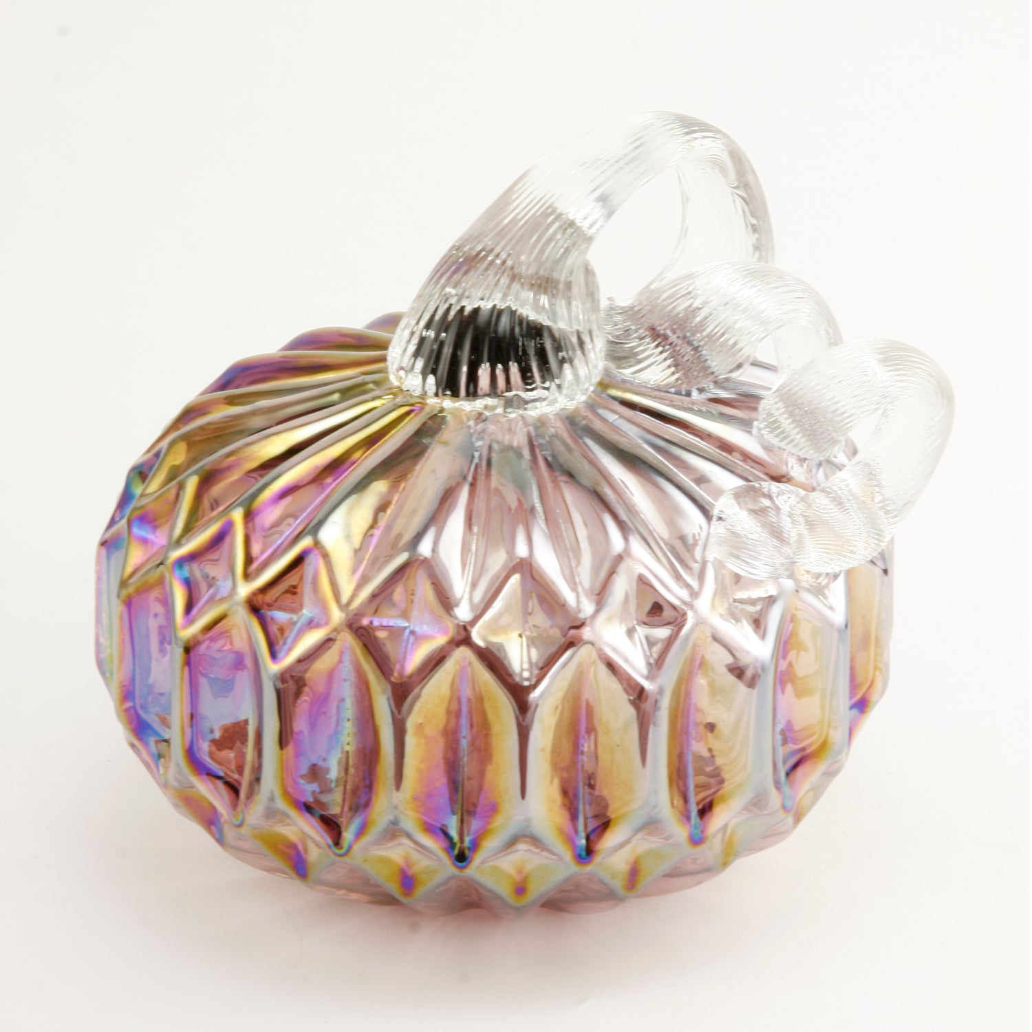 Violet Facet Small Pumpkin